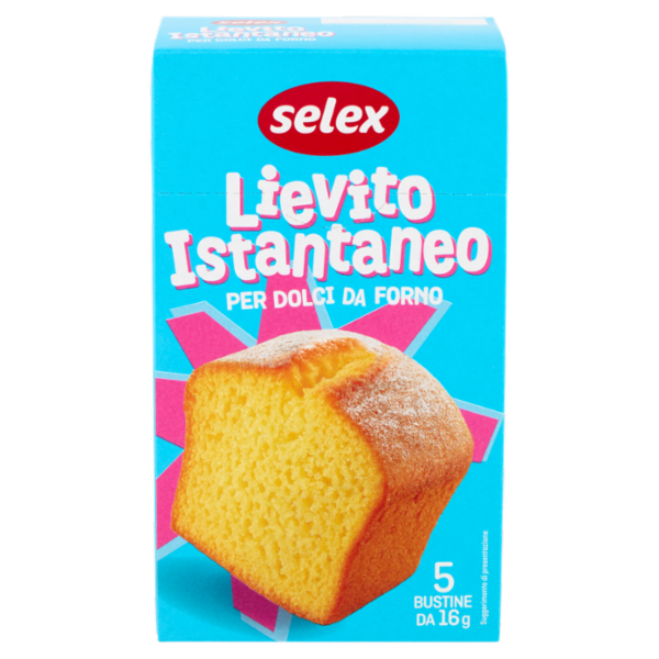 Selex Lievito per Dolci in Bustine 5x16 g