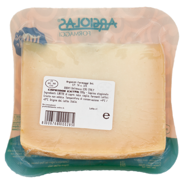 Argiolas Formaggi Capridor Extra Caprino Stagionato 0,200 kg