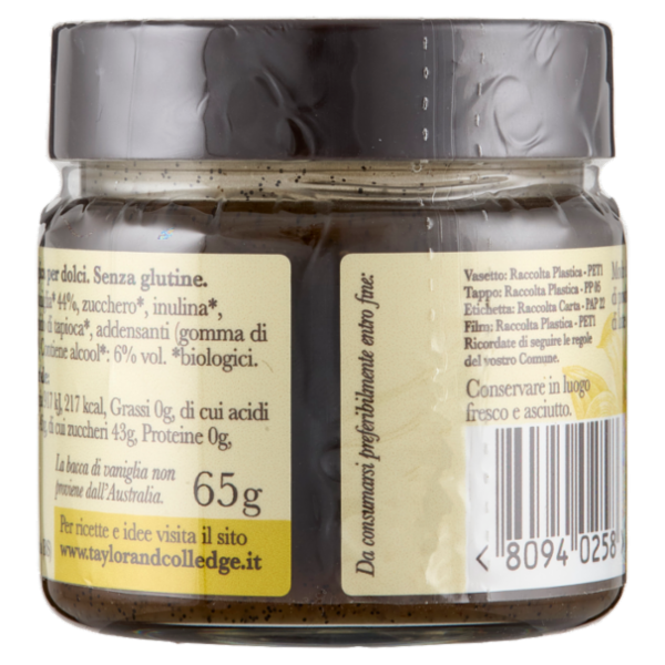 Taylor & Colledge Pasta di Vaniglia Biologica 65 g