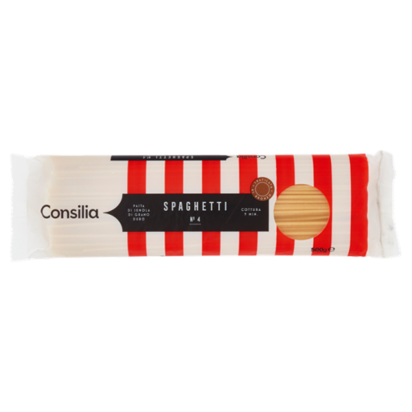 Consilia Pasta di Semola Trafilata al Bronzo Spaghetti 500 g