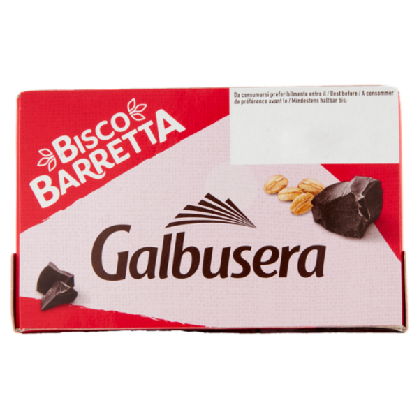 Galbusera BiscoBarretta Cereali croccanti e cioccolato fondente extra 5x46 g
