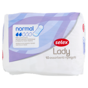 Selex Assorbenti Lady Normal Ripiegati 10 Pezzi