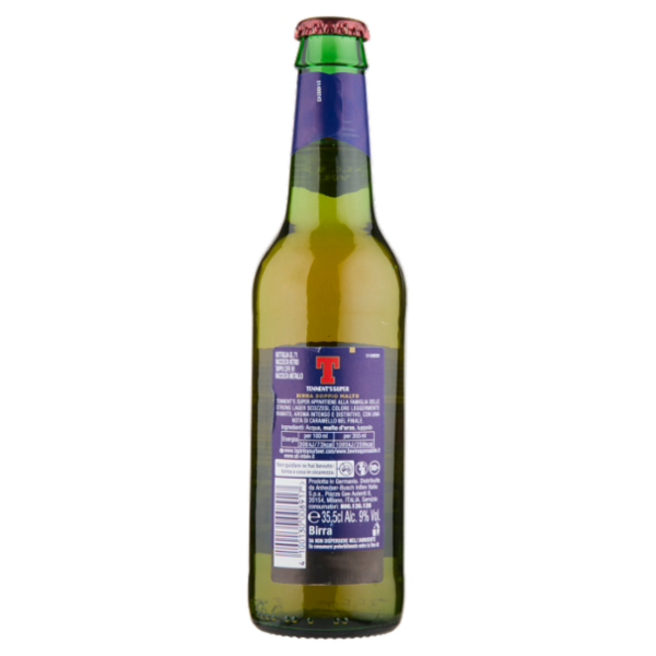 TENNENT'S SUPER Birra strong lager doppio malto bottiglia 35,5cl