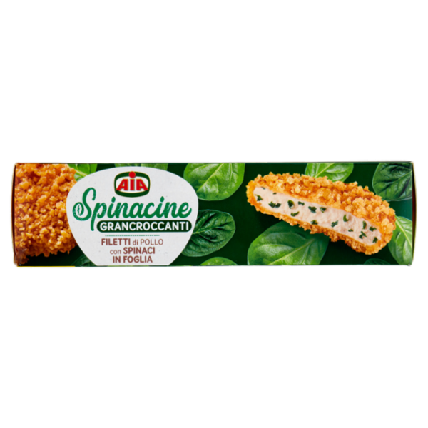 Aia Spinacine Grancroccanti Filetti di Pollo con Spinaci in Foglia Surgelate 360 g