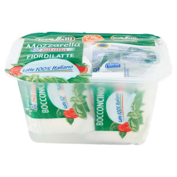 Sibilla Mozzarella Fiordilatte STG 4 x 100 g