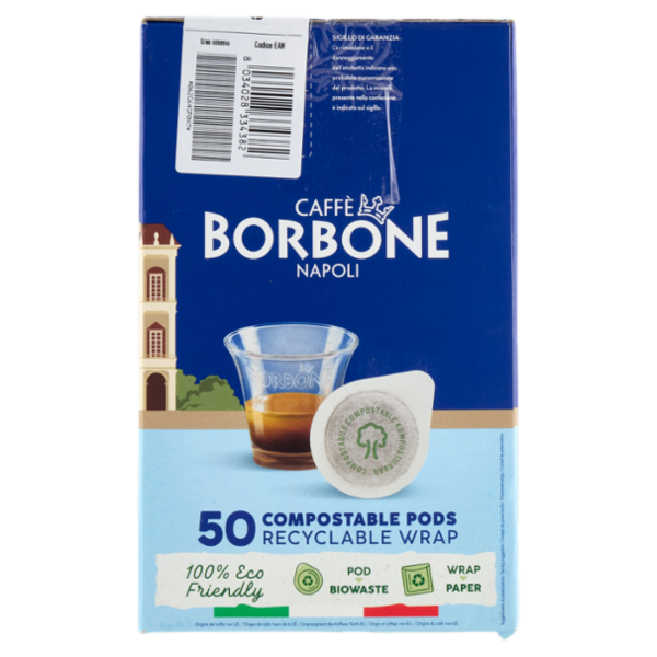 Caffè Borbone Miscela Nobile Cialde Compostabili 50 x 7,2 g