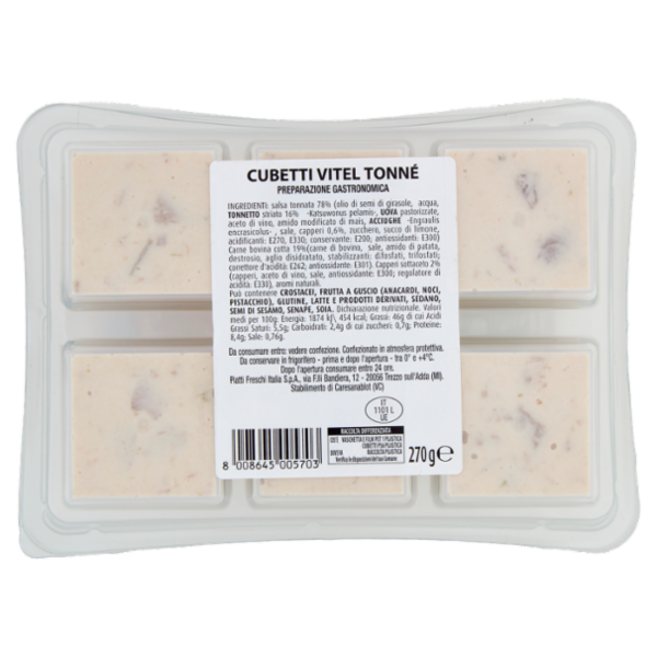 arturo Vogliazzi Cubetti Vitel Tonnè 270 g