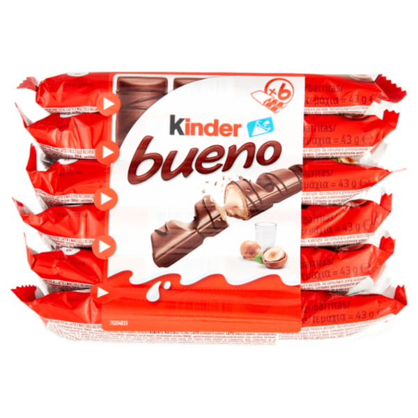 Kinder bueno 6 x 43 g