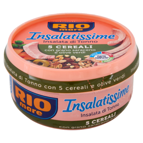 Rio mare Insalatissime Insalata di Tonno 5 Cereali con grano saraceno e olive verdi 200 g