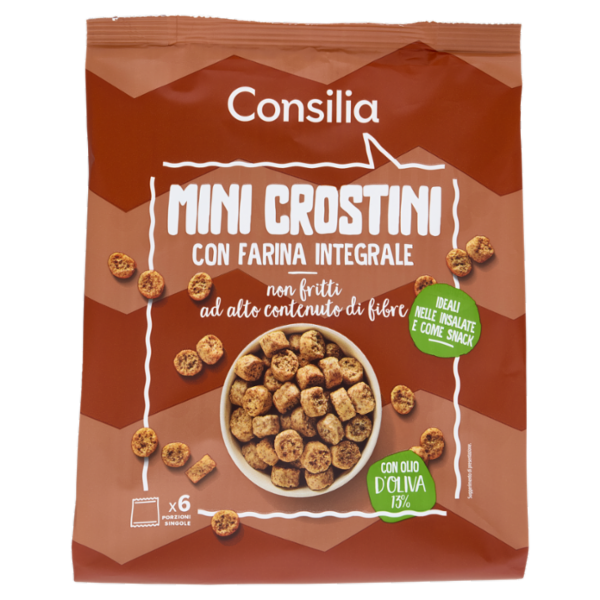 Consilia Mini Crostini con Farina Integrale 6x28 g