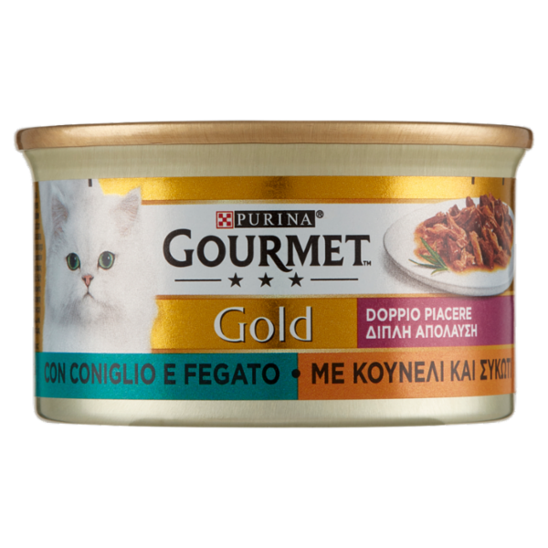 PURINA GOURMET Gold Doppio Piacere con Coniglio e Fegato 85 g