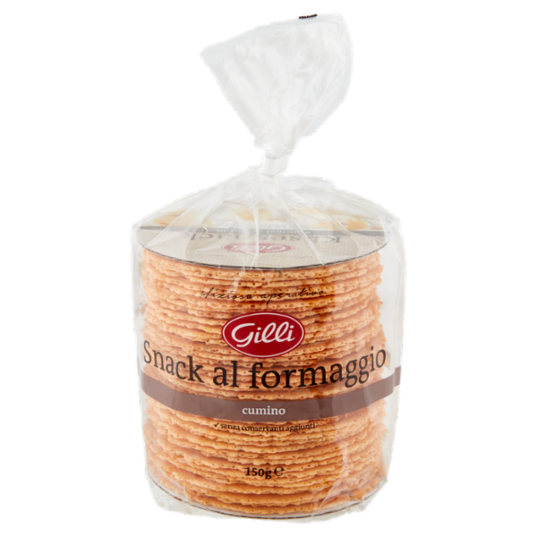 Gilli Snack al formaggio con cumino 150 g