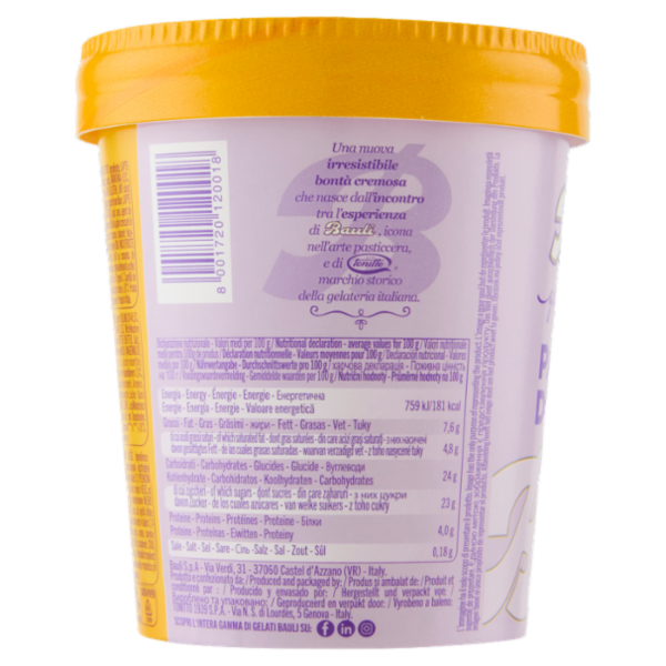 Bauli gelato al sapore di Pandoro 275 g