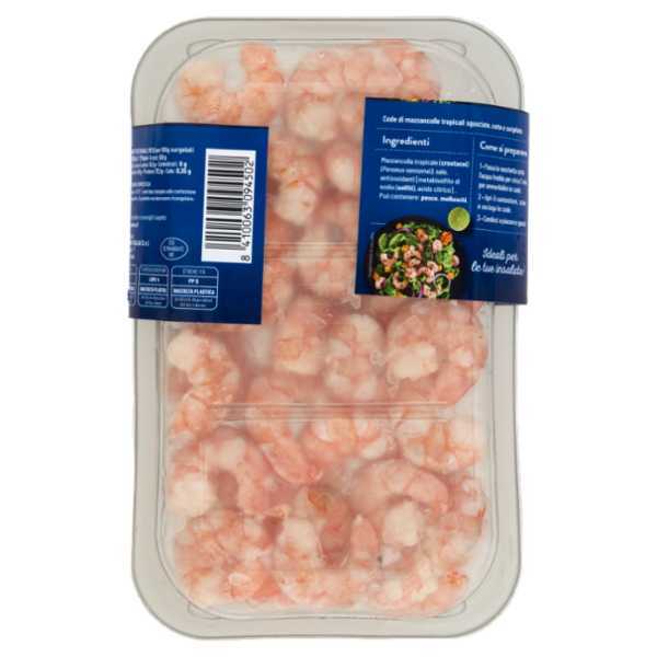 Pescanova Mazzancolle Tropicali Code sgusciate cotte 200 g