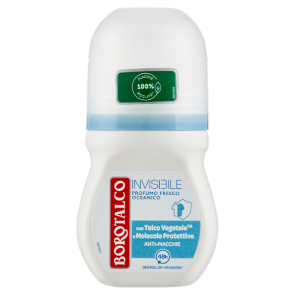 Borotalco Invisibile Profumo Fresco Oceanico Deo Roll On 50 ml