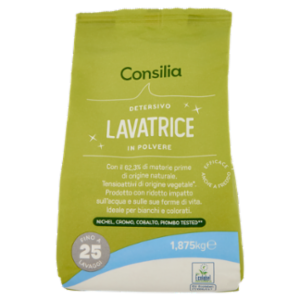Consilia Detersivo Per Lavatrice In Polvere Ecologico 25 Misurini 1,875 Kg