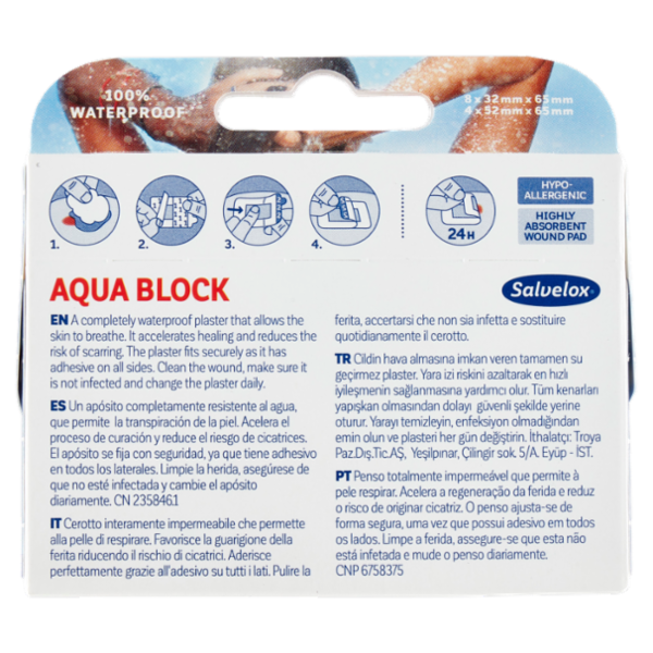 Salvelox Aqua Block 12 pz