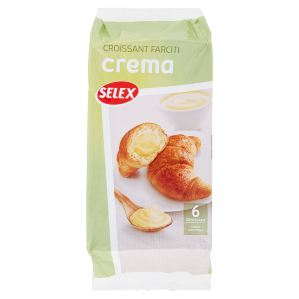 Selex Croissant con Crema Pasticcera 6x45 g