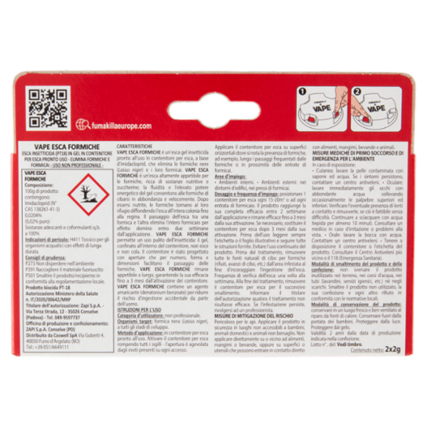 VAPE Esca Formiche 2 x 2 g