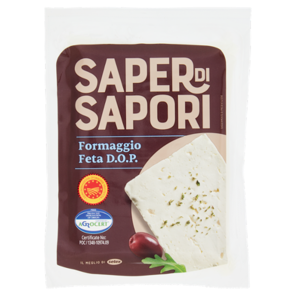 Selex Saper di Sapori Formaggio Feta Greca D.O.P. 200 g
