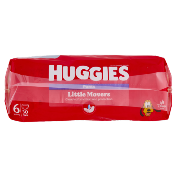 Huggies Little Movers Pants 6 15-25 Kg 30 pz