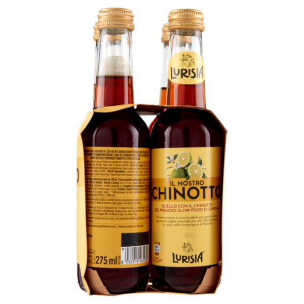 Lurisia il Nostro Chinotto confezione 4 x 275 ml