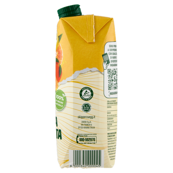 Zuegg Skipper 100% Frutta Spremuta Agrumi e Carota 750 ml