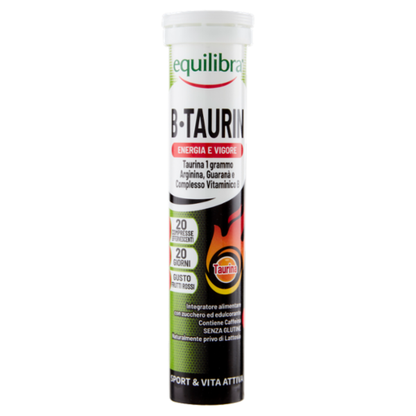 equilibra B-Taurin Energia e Vigore 20 Compresse Effervescenti 85 g