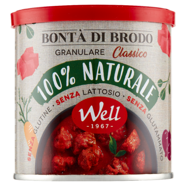 Well Bontà di Brodo Granulare Classico 100% Naturale 150 g