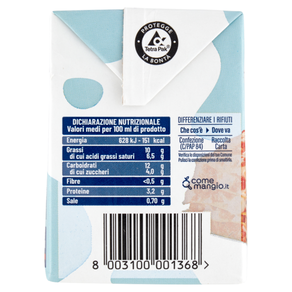 Selex Besciamella Pronta per Cucinare a Lunga Conservazione 500 ml