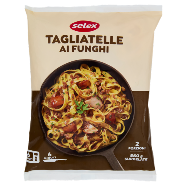 Selex Tagliatelle ai Funghi Surgelate 550 g