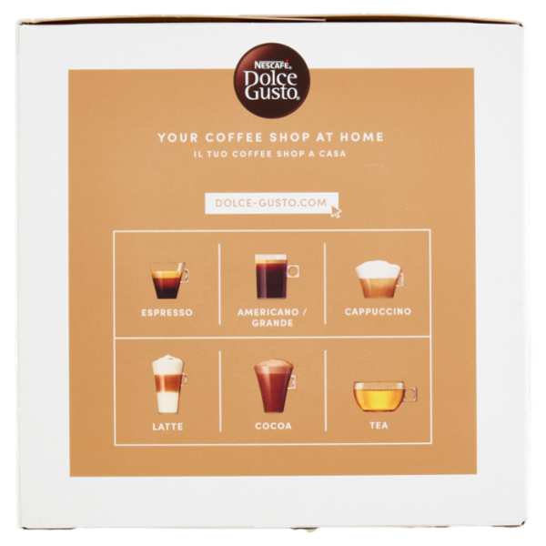 NESCAFÉ DOLCE GUSTO Cortado Espresso Macchiato Caffè 16 Capsule 100,8g