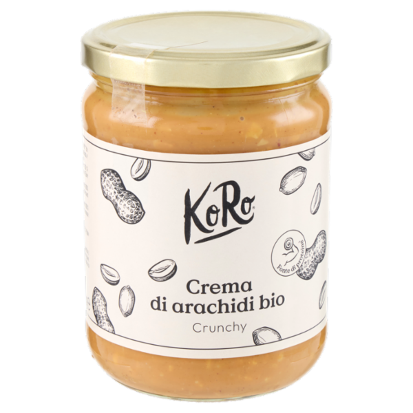 KoRo Crema di arachidi bio Crunchy 500 g