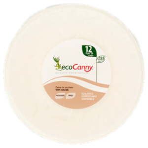 EcoCanny Piatti Fondi ø 18,9 Cm 12 Pz