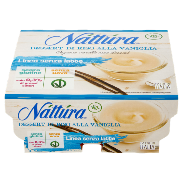 Náttúra Dessert di Riso alla Vaniglia Bio 4 x 100 g