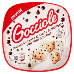 Gocciole Cremoso Gelato Al Gusto Di Vaniglia Con Mini Gocciole 435 g