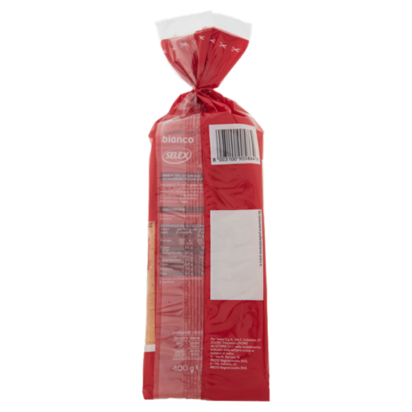 Selex Pane Morbido Bianco a Fette 400 g
