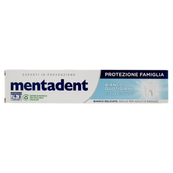 Mentadent Protezione Famiglia Bianco Quotidiano 75 ml
