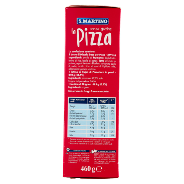 S.Martino la Pizza senza glutine 460 g