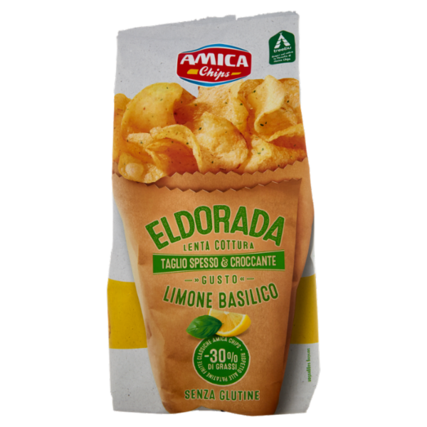 Amica Chips Eldorada Gusto Limone Basilico 130 g