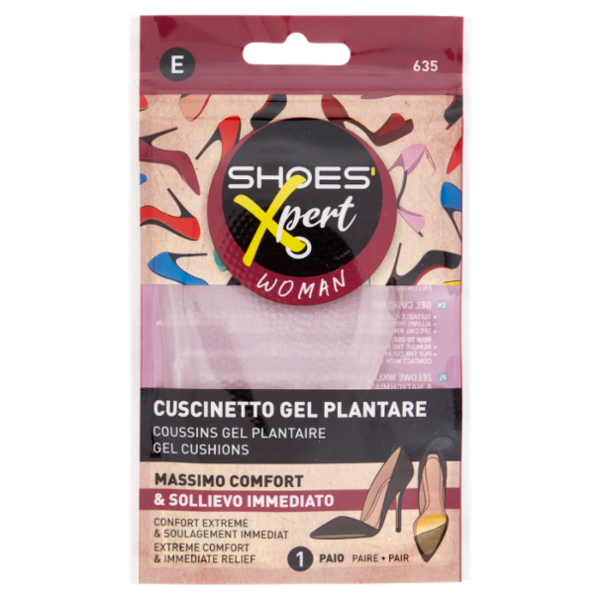 Shoes'Xpert Woman Cuscinetto Gel Plantare 1 Paio