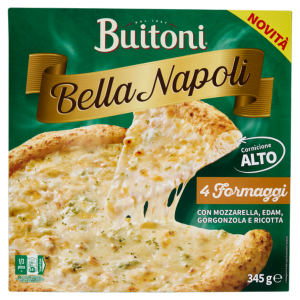 Buitoni Bella Napoli 4 Formaggi Pizza surgelata 345 g