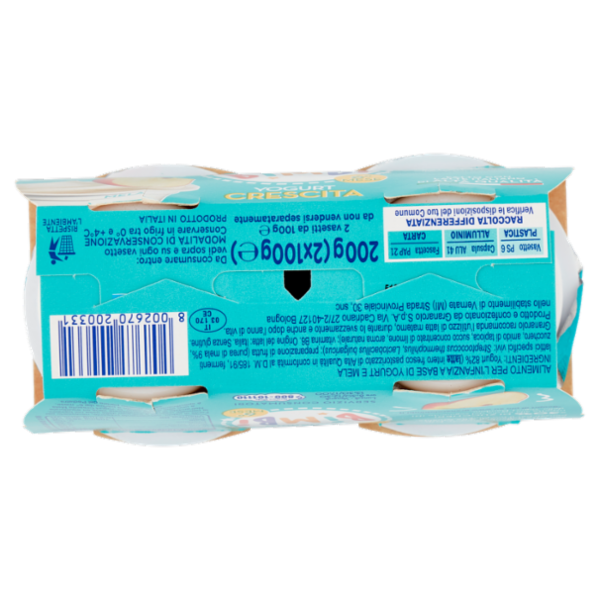 Granarolo Bimbi Yogurt Crescita Mela 2 x 100 g