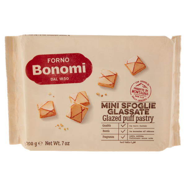 Forno Bonomi Mini Sfoglie Glassate 200 g