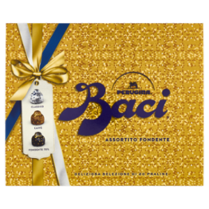BACI PERUGINA Cioccolatini Assortiti Ripieni Al Gianduia Scatola Regalo Fondente 250g