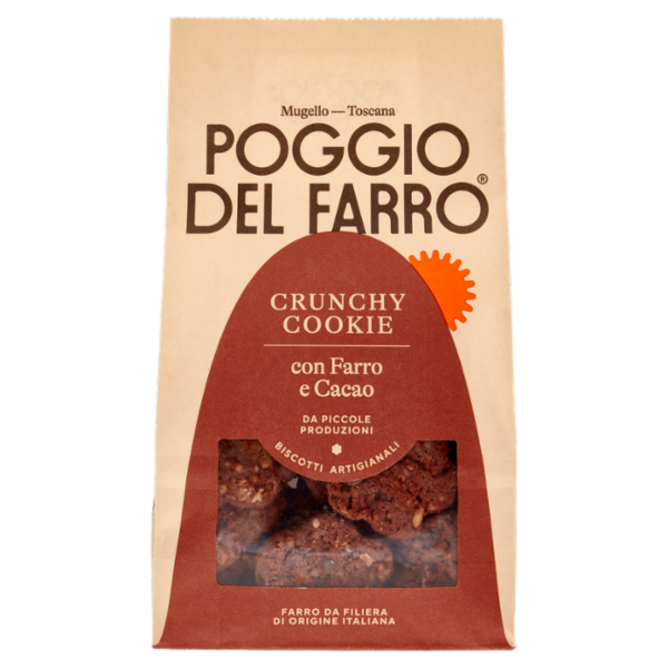 Poggio del Farro Crunchy Cookie con Farro e Cacao 200 g