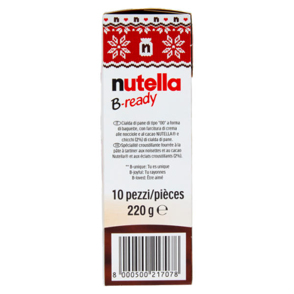 nutella B-ready 10 pezzi 220 g