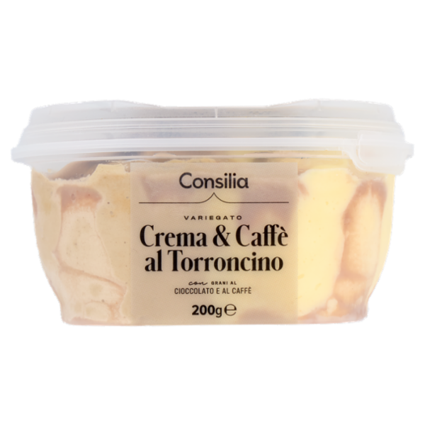 Consilia Gelato Crema e Caffè al Torroncino 200 g