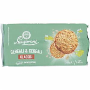 Lazzaroni Biscottti Cereali e Cereali Classici 4 x 60g