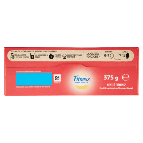 FITNESS Corn Flakes Fiocchi di Mais 375 g